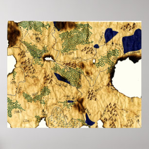 Póster 4to Mapa del reino olvidado