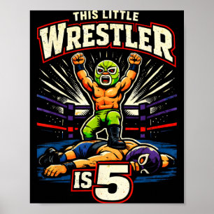 Póster 5ª Fiesta de Cumpleaños de Lucha Este pequeño luch