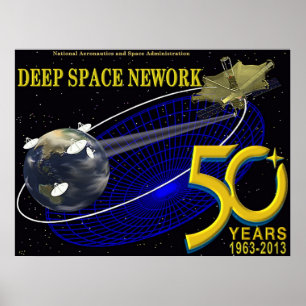 Póster 50º Aniversario de la RED ESPACIAL PROFUNDA