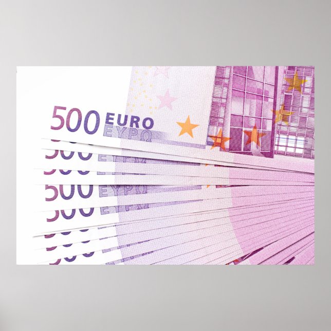 Póster 500 euros (Frente)
