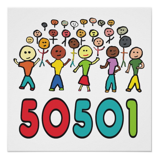 PÓSTER 50501 (Anverso)