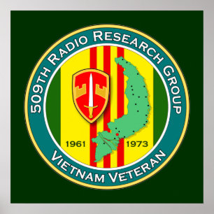 Póster 509o RRG - ASA Vietnam