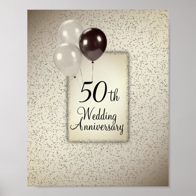 Póster 50.º Aniversario Boda (Frente)