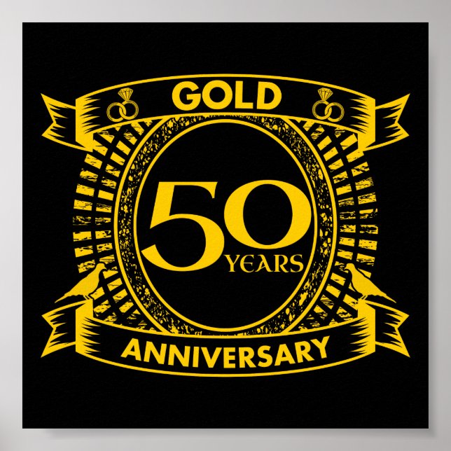 Póster 50.º Aniversario del Boda de Oro (Frente)