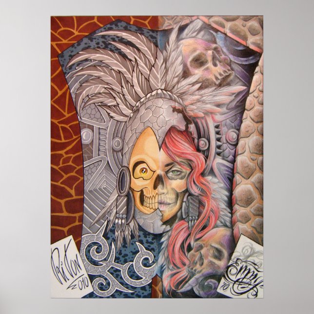 Póster 50/50 TATTOO ART repro 4 (Frente)