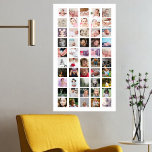 Póster 50 Collage de fotos personalizado<br><div class="desc">Crear un poster personalizado de Collage de fotos de Ricaso - agregar 50 fotos individuales para hacer un collage de fotos</div>