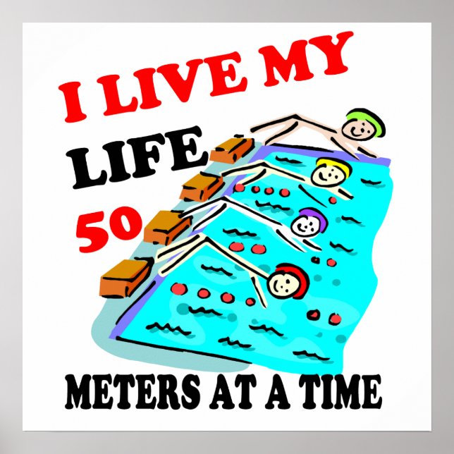 Póster 50 metros a la vez (Frente)