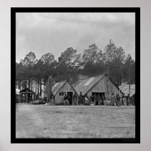 Póster 50.o Ingenieros de Nueva York del comisario 1864