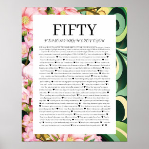 Póster 50 Razones por las que te queremos