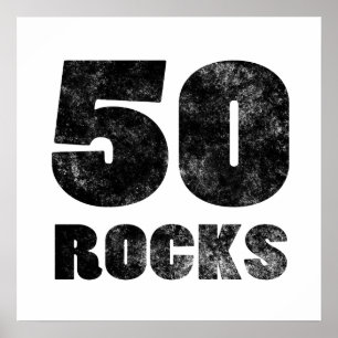 Póster 50 Rocas