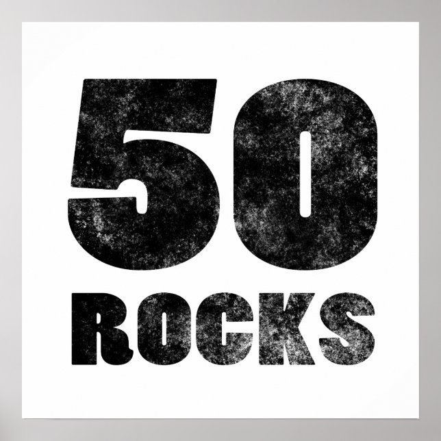 Póster 50 Rocas (Frente)
