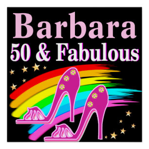 Póster 50 y FABULOUS DIVA