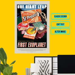 Póster 51 Pegasi b - Poster de Turismo Espacial