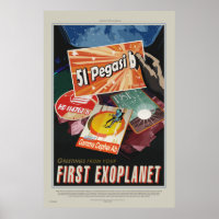 51 Pegasi b Tour - Poster de la Oficina de Viajes 