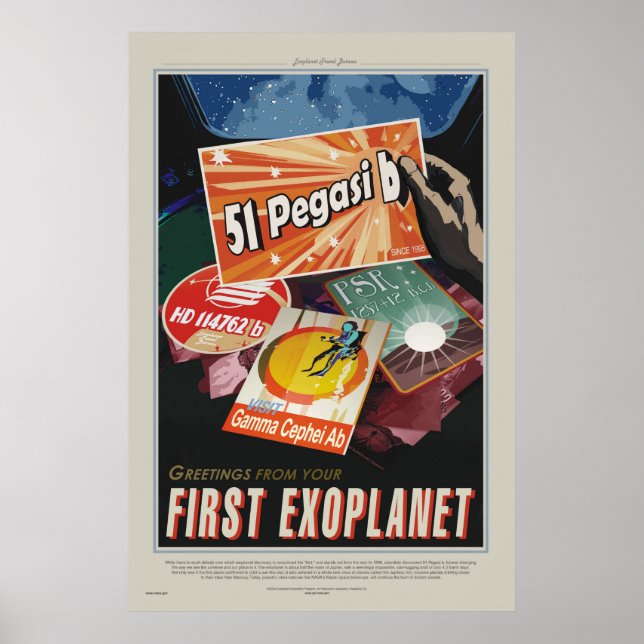 Póster 51 Pegasi b Tour - Poster de la Oficina de Viajes  (Frente)