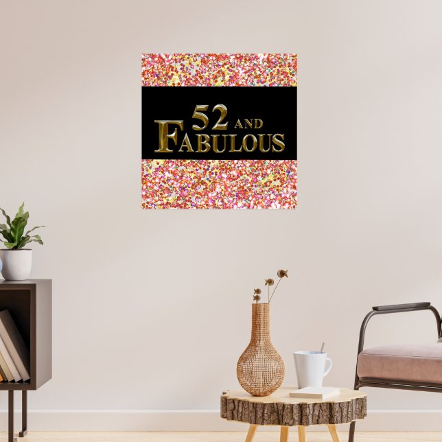 Póster 52 cumpleaños (Salón 3)