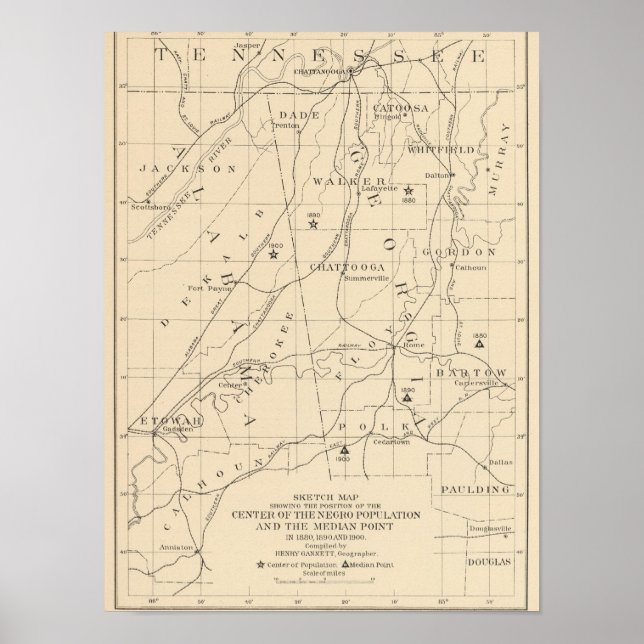 Póster 52 Población negra central 1880-1900 (Frente)