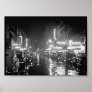 Póster 52nd Street, New York, N.Y., ca. July 1948