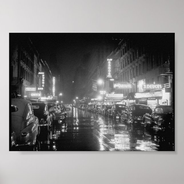 Póster 52nd Street, New York, N.Y., ca. July 1948 (Frente)