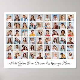 Póster 54 Collage de fotos Añadir su propio Poster de fel