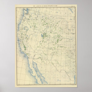 Póster 54 Zonas de riego 1889