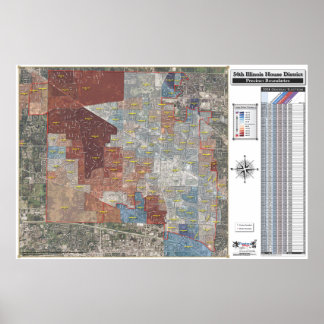 Póster 54th Illinois House District - 2008 General