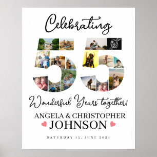 Póster 55º aniversario Boda