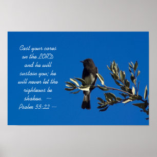 Póster 55:22 del salmo