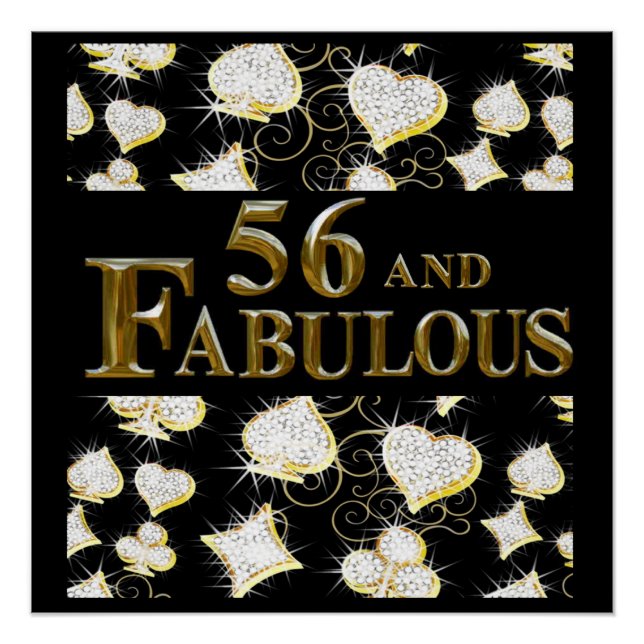 Póster 56 cumpleaños (Anverso)