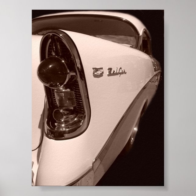 Póster 56 estilo antiguo chevy (Frente)