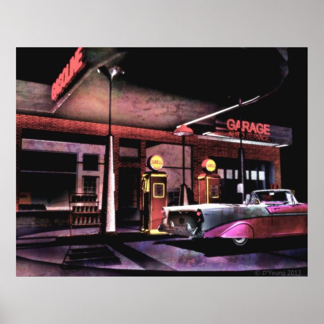 Póster 56 Gasolinera (Frente)