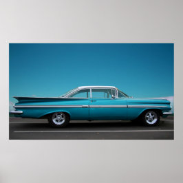 Póster '59 Chevy en azul
