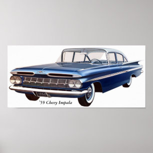 Póster '59 Chevy Impala