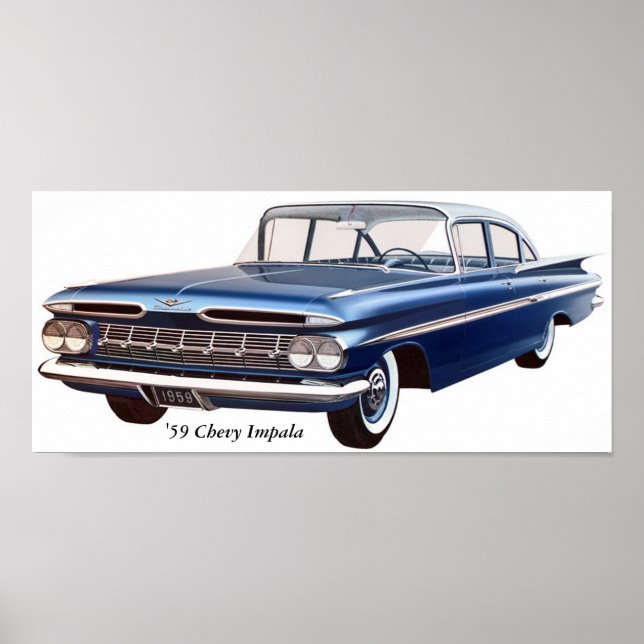 Póster '59 Chevy Impala (Frente)