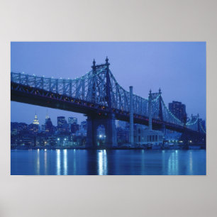 Póster 59th Street Bridge, Nueva York, Estados Unidos
