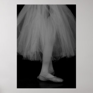 Póster 5.ª posición negro y blanco - Poster