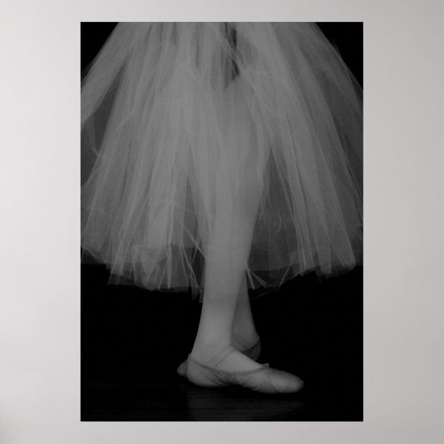 Póster 5.ª posición negro y blanco - Poster (Frente)