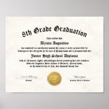 5.º Diploma de Graduación en el Hogar