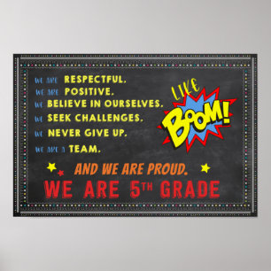 Póster 5.º Poster de aula