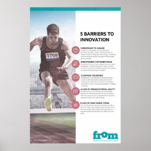 Póster 5 barreras a la innovación Infographic