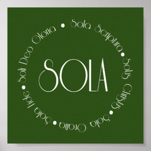 Póster 5 solas