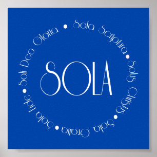 Póster 5 solas