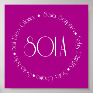 Póster 5 solas