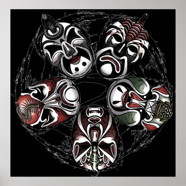 Póster 5 venenos mortales (Frente)