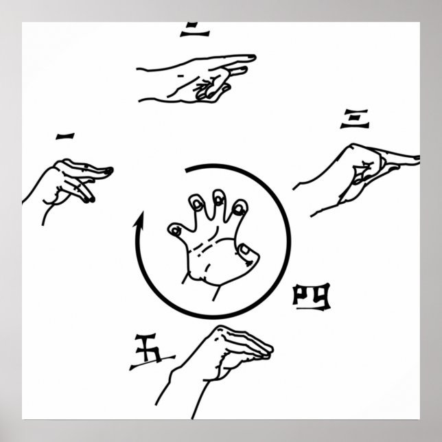 Póster 5Point Palm Exploding Heart Technique (Frente)
