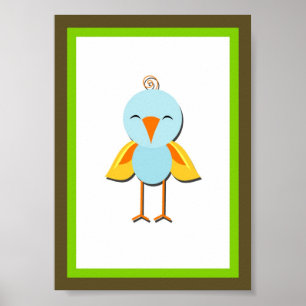 Póster 5X7 Bird Jung Animal Wall Art