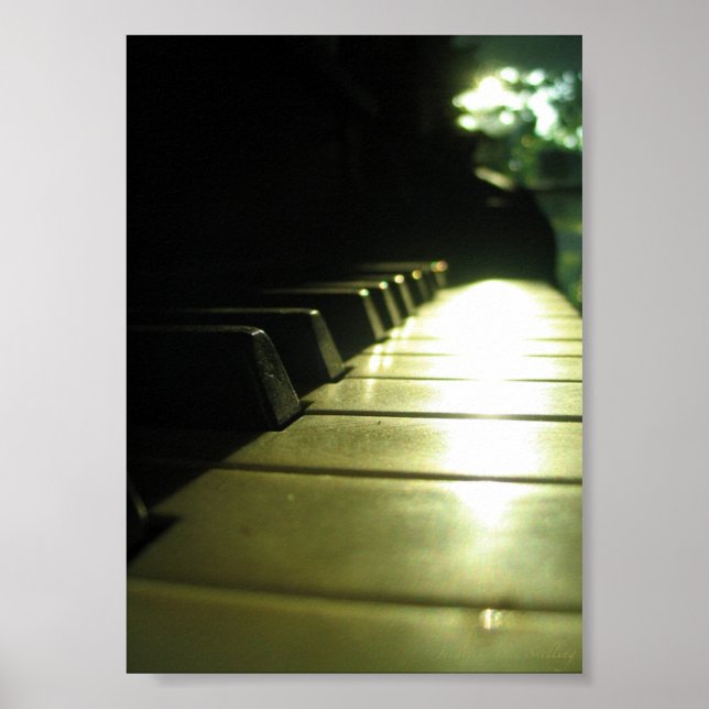 Póster 5x7 Piano in Sunlight Poster (Frente)