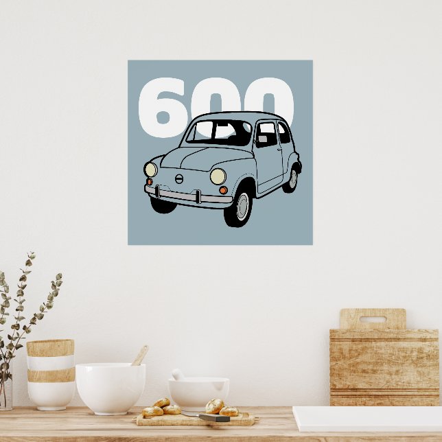 Póster 600 azul v2 (Cocina)