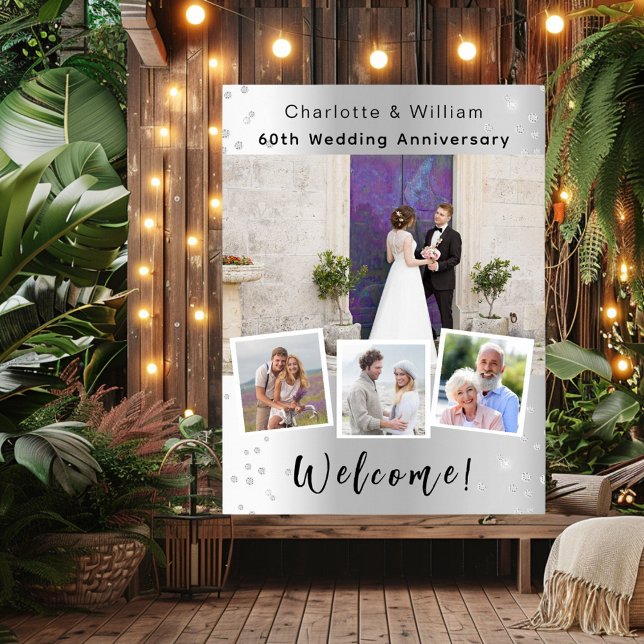Póster 60.º aniversario de boda foto de bienvenida (Subido por el creador)