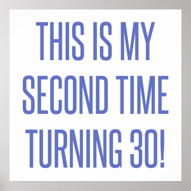 Póster 60.º regalo de la bolsa de cumpleaños (Frente)